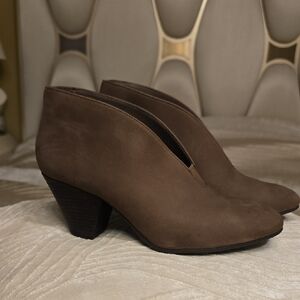 Nurture by Lamaze Tan Suede Heeled Ankle Boots